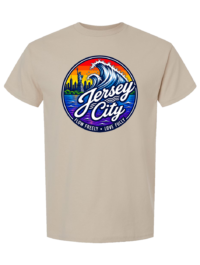 Sand Jersey City Pride Tee Shirt
